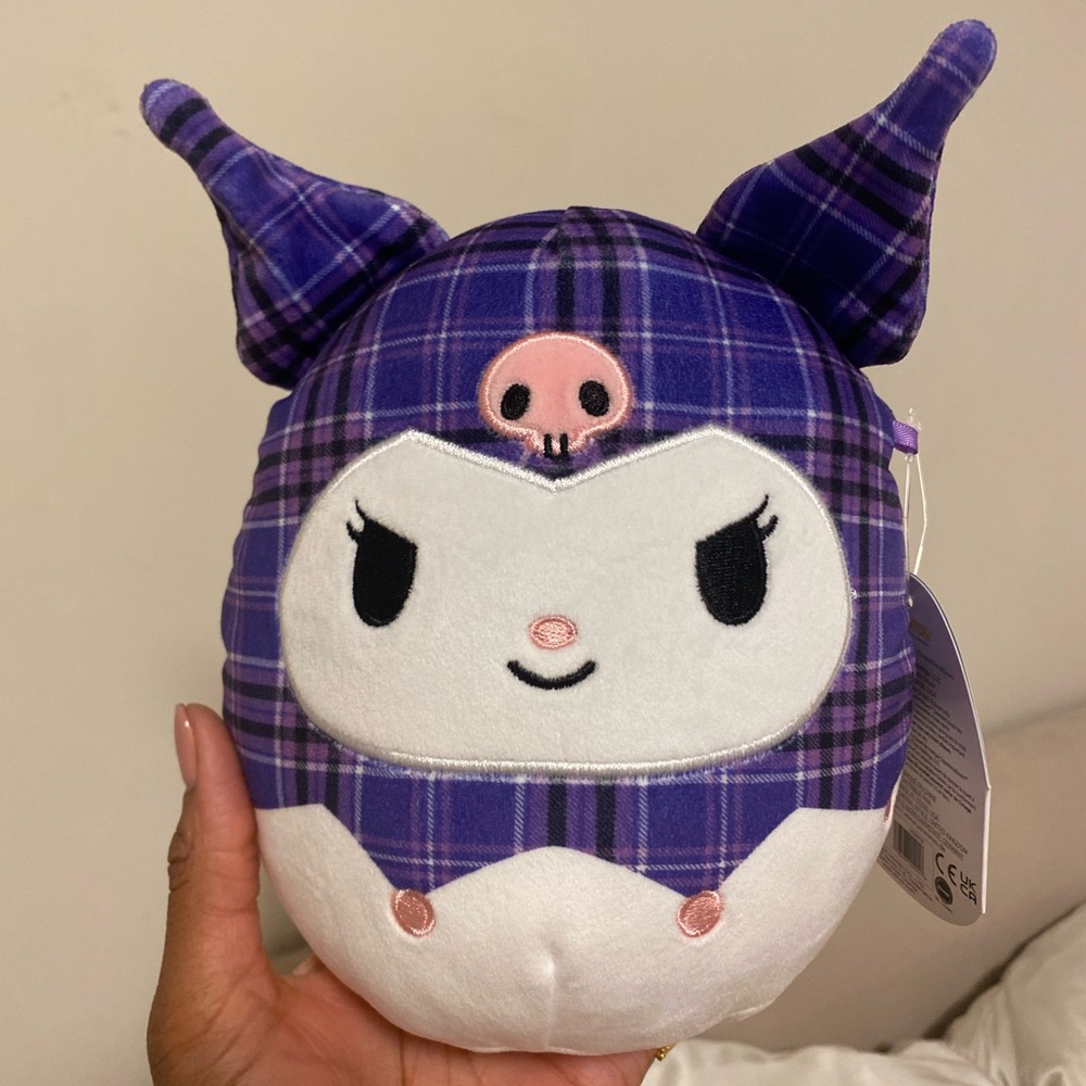 Sanrio Plaid Kuromi 6.5" Squishmallow